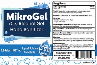Ndc 82391-001-02 (Mikrogel Half Gallon Label)